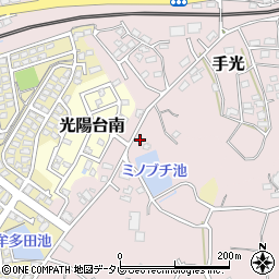 福岡県福津市福間駅東3丁目3137-4周辺の地図