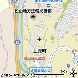 愛媛県伊予郡砥部町上原町125周辺の地図