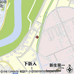 福岡県直方市下新入715周辺の地図