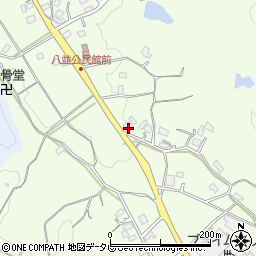福岡県福津市八並641周辺の地図