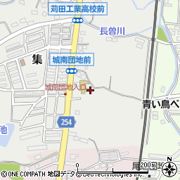 福岡県京都郡苅田町集周辺の地図