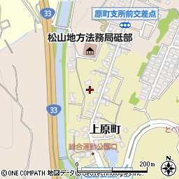 愛媛県伊予郡砥部町上原町28周辺の地図