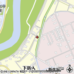 福岡県直方市下新入715-4周辺の地図