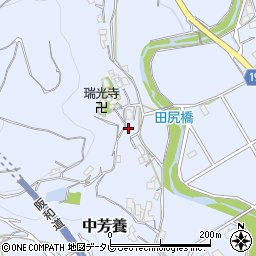 和歌山県田辺市中芳養1432周辺の地図