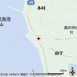 徳島県海部郡美波町東由岐由宇7周辺の地図