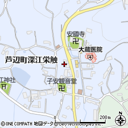 長崎県壱岐市芦辺町深江栄触周辺の地図