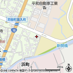 株式会社フジモト苅田店周辺の地図