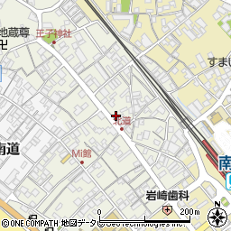 和歌山県日高郡みなべ町北道183周辺の地図