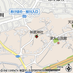 神武神社周辺の地図