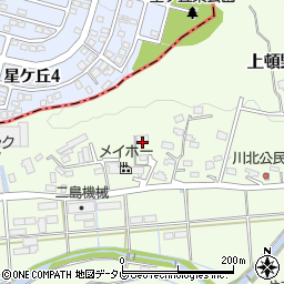 福岡県直方市上頓野4998周辺の地図