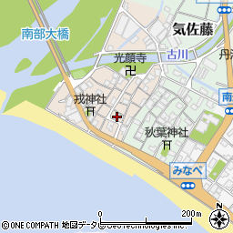 和歌山県日高郡みなべ町山内1414周辺の地図