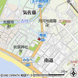 和歌山県日高郡みなべ町南道34周辺の地図