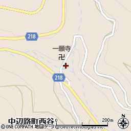 和歌山県田辺市中辺路町西谷577周辺の地図