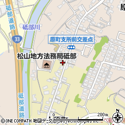 愛媛県伊予郡砥部町上原町2周辺の地図