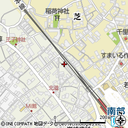 和歌山県日高郡みなべ町北道119周辺の地図