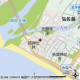 和歌山県日高郡みなべ町山内1477周辺の地図