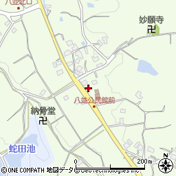 福岡県福津市八並685周辺の地図