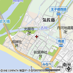 和歌山県日高郡みなべ町山内1375周辺の地図