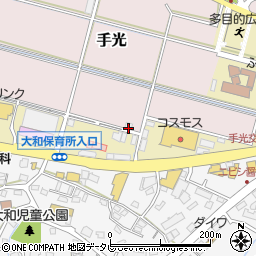 福岡県福津市手光2150周辺の地図