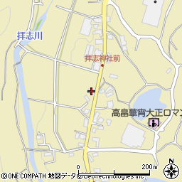愛媛県東温市下林133周辺の地図