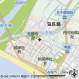 和歌山県日高郡みなべ町山内1374周辺の地図