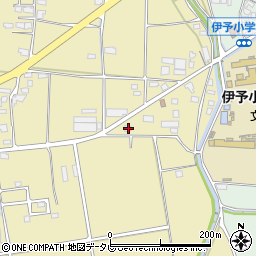 愛媛県伊予市上三谷甲-1861周辺の地図