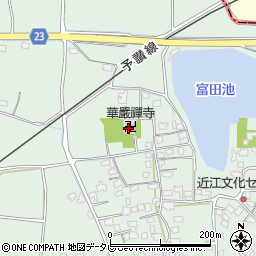 華嚴禪寺周辺の地図