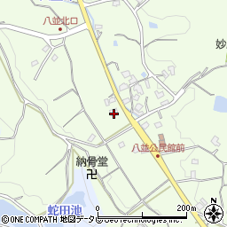 福岡県福津市八並599周辺の地図