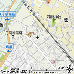 和歌山県日高郡みなべ町北道98周辺の地図