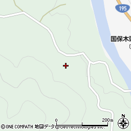徳島県那賀郡那賀町木頭南宇ヲカダ1周辺の地図