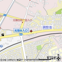 福岡県福津市手光1614-5周辺の地図