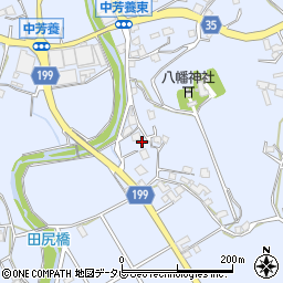 和歌山県田辺市中芳養912周辺の地図