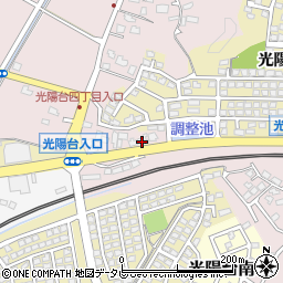 福岡県福津市手光1619周辺の地図
