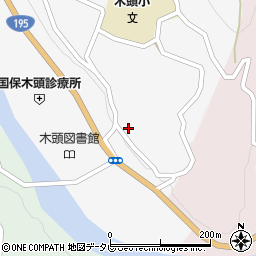 徳島県那賀郡那賀町木頭和無田ヒガシダイラ周辺の地図