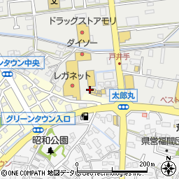 ゲオ　福津店周辺の地図