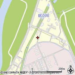福岡県直方市下新入744-1周辺の地図