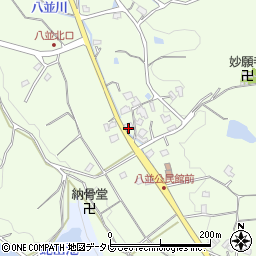 福岡県福津市八並689周辺の地図