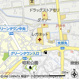 福岡銀行レガネットガーデン福津 ＡＴＭ周辺の地図