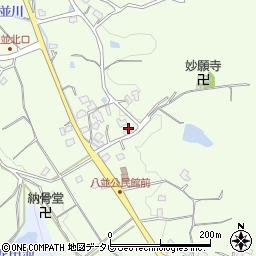 福岡県福津市八並696周辺の地図