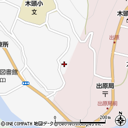 徳島県那賀郡那賀町木頭和無田イノタニ周辺の地図