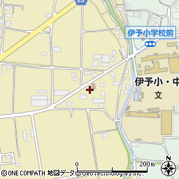 愛媛県伊予市上三谷甲-1871周辺の地図