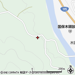 徳島県那賀郡那賀町木頭南宇ヲカダ8周辺の地図