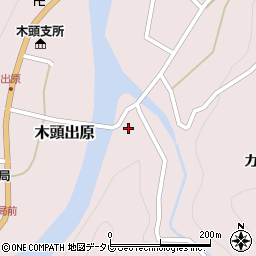 徳島県那賀町（那賀郡）木頭出原（スガズ）周辺の地図