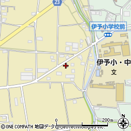 伊予警察署上野駐在所周辺の地図