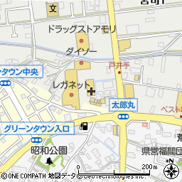 マツモトキヨシレガネットガーデン福津店周辺の地図