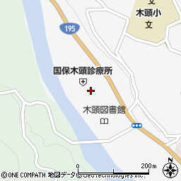 那賀町国民健康保険木頭診療所周辺の地図