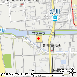 ドラッグストアコスモス伊予新川店周辺の地図