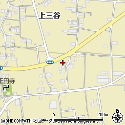 愛媛県伊予市上三谷802周辺の地図