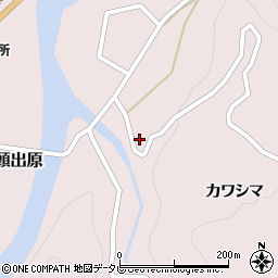 徳島県那賀郡那賀町木頭出原モリニシ29周辺の地図