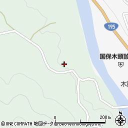 徳島県那賀郡那賀町木頭南宇ヲカダ32周辺の地図